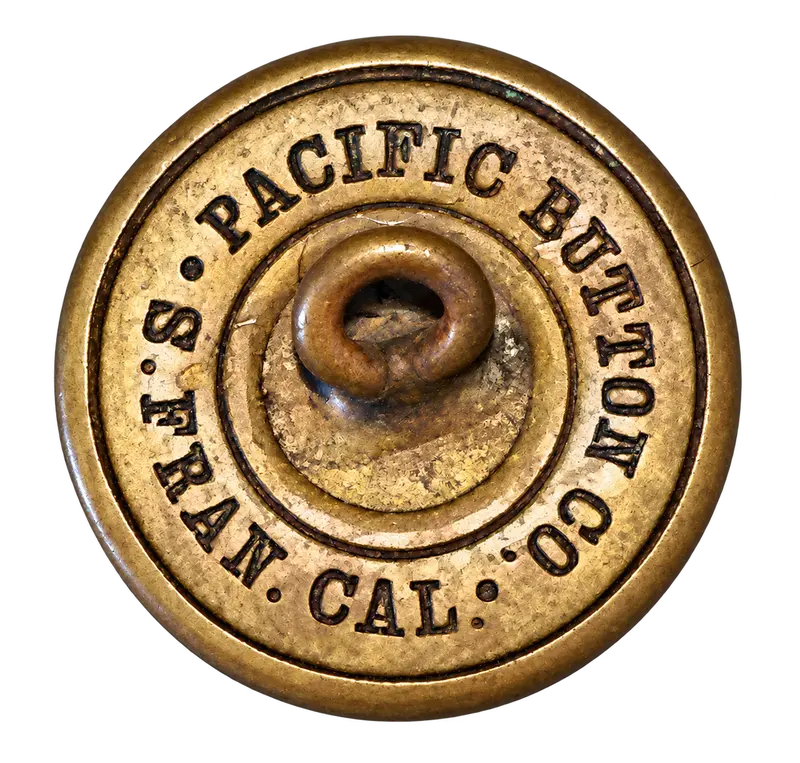 AI Enhanced - Header Background - PACIFIC BUTTON CO. / S. FRAN. CA/ - Back