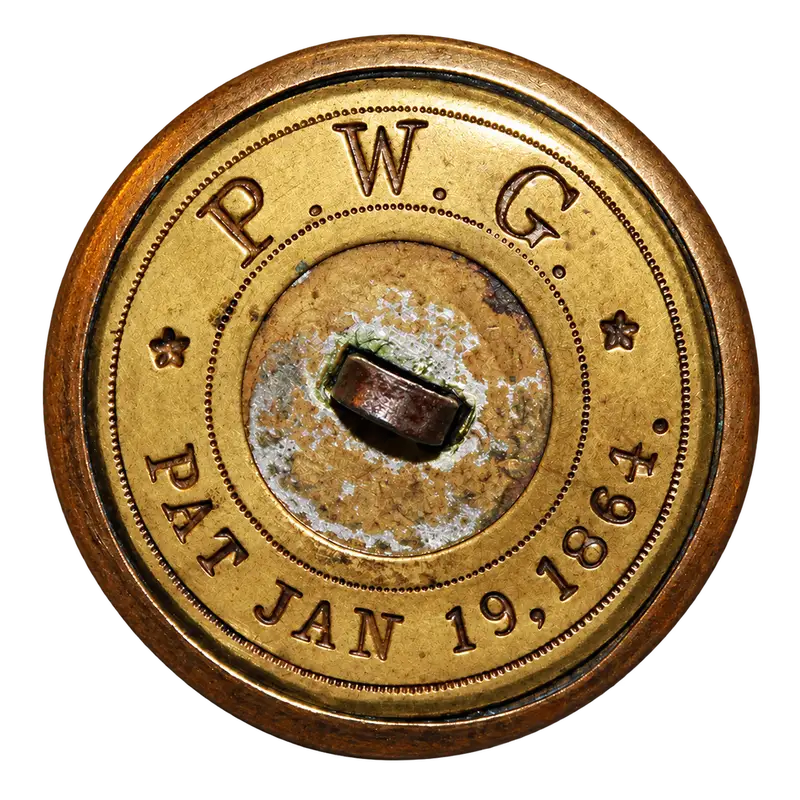 AI Enhanced - Header Background - P.W.G. / PAT JAN 19, 1864 - Back