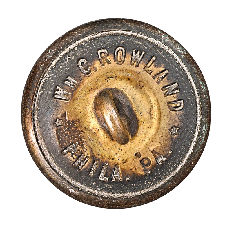 AI Enhanced - Header Background - WM. C. ROWLAND * / PHILA PA * - Coat - Back